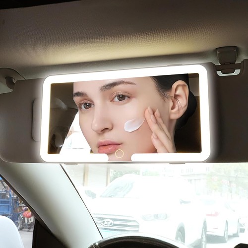 Led car sun - visor, cosmetic