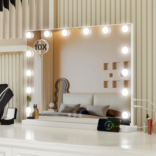 Hollywood vanity mirror with - vanity,